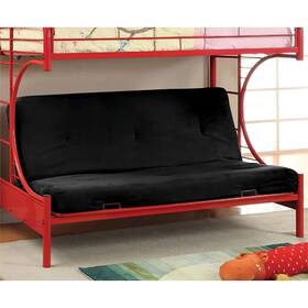Furniture Of America 193578612970 Playasa Contemporary Black Fabric Tufted Futon Mattress By Furniture Of America 193578612970 Playasa Contemporary Black Fabric Tufted Futon Mattress By