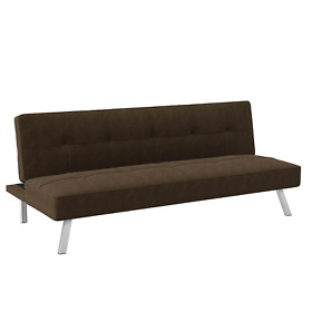 Sc-crys3lu2003 Futon Sofa Sleeper Convertible Couch Foldable Full Size With Mattress Brown Sc-crys3lu2003 Futon Sofa Sleeper Convertible Couch Foldable Full Size With Mattress Brown