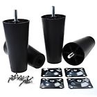 Fy090704616 Folai Round Black Tapered Plastic Sofa Couch And Chair Legs Fy090704616 Folai Round Black Tapered Plastic Sofa Couch And Chair Legs
