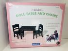G98115 Guidecraft Doll Table And Chair Set In Espresso 716243981159 G98115 Guidecraft Doll Table And Chair Set In Espresso 716243981159