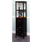 Generic 18 Bottle Wine Tower With Rack And Shelves Bar Kitchen Dining Room Wood Espresso 021713925671 Generic 18 Bottle Wine Tower With Rack And Shelves Bar Kitchen Dining Room Wood Espresso 021713925671