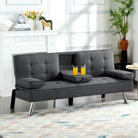 Jd004 Gewnee Modern Polyester Convertible Folding Recliner Couch With 2 Cup Jd004 Gewnee Modern Polyester Convertible Folding Recliner Couch With 2 Cup