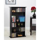 Gezu1evlpi Atlantic Black Media Storage Shelf Dvd Cd Organizer 0031742357268 Gezu1evlpi Atlantic Black Media Storage Shelf Dvd Cd Organizer 0031742357268