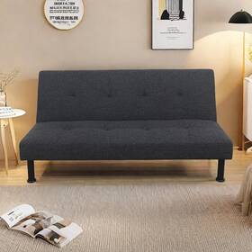 Glasflength 757106495079 Convertible Futon Sofa Bed Modern Comfy Folding Couches 64 Inch Upholstered Glasflength 757106495079 Convertible Futon Sofa Bed Modern Comfy Folding Couches 64 Inch Upholstered