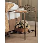300172 Gold Finish Furnishings Antique Stand Metal Home Night Coaster 300172 Gold Finish Furnishings Antique Stand Metal Home Night Coaster