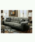 Grey 2-tone Durable Roundhill Furniture Frame Laredo Black Hardwood Sofa Grey 2-tone Durable Roundhill Furniture Frame Laredo Black Hardwood Sofa