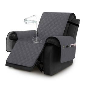 H.versailtex Part-hvzsxfs-recliner-30-grey H.versailtex 100% Waterproof Recliner Chair Covers 30 Inch Gray