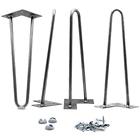 Hh12b Hairpin Legs Raw Steel Protectors Screws Set Of 4923853164629