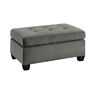 Hme-8367tp-4 Saltoro Sherpi Tufted Ottoman With Polyester Upholstery Taupe 782359420424 Hme-8367tp-4 Saltoro Sherpi Tufted Ottoman With Polyester Upholstery Taupe 782359420424