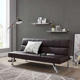 Home Imports Emporium 099312448044 Zoe Futon Sofa Bed Faux Leather Couch Modern Espresso Full Home Imports Emporium 099312448044 Zoe Futon Sofa Bed Faux Leather Couch Modern Espresso Full