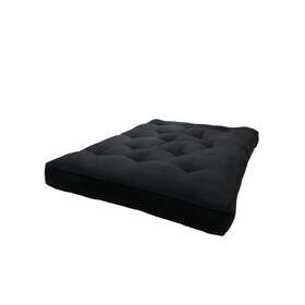 Homeroots 808223407527 8 Inch Black Double Poly Full Futon Mattress Homeroots 808223407527 8 Inch Black Double Poly Full Futon Mattress