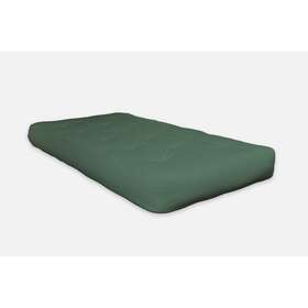 Homeroots 808233855165 6 Inch Black Single Foam Futon Queen Mattress Green