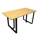 Homtl-a4 Homacer Metal Table Legs Trestle Set Of Black 689377013372