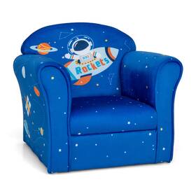 H199a16799 Honeyjoy Kids Sofa Toddler Upholstered Armrest Chair With Solid Wooden Frame Blue H199a16799 Honeyjoy Kids Sofa Toddler Upholstered Armrest Chair With Solid Wooden Frame Blue