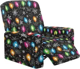 Czc204-1 Horeset Christmas Lights Cover For Recliner Chair Non Slip Czc204-1 Horeset Christmas Lights Cover For Recliner Chair Non Slip