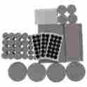 Ht989 Junipers 244 Heavy-duty Premium Durable Self-stick Felt Furniture Floor Pad Protectors 635909170082