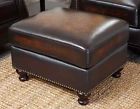 Ci-n180-brn-4 Id Hand-rubbed 3184817 Ottoman Leather Barclay