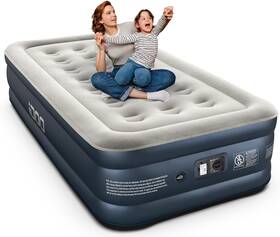 I-c-05 Idoo Luxury Twin Air Mattress With Built In Pump 18 Inch Raised Grey I-c-05 Idoo Luxury Twin Air Mattress With Built In Pump 18 Inch Raised Grey