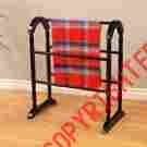 Jw131 Frenchi Home Furnishing Quilt Rack Cherry Finish Hanger Wood Blanket Stand Towel 075821001314 Jw131 Frenchi Home Furnishing Quilt Rack Cherry Finish Hanger Wood Blanket Stand Towel 075821001314