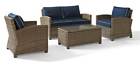 Ko70024wb-nv Crosley Furniture 4-pc Outdoor 710244203173