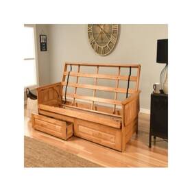 Kodiak 022228641056 Phoenix Frame Queen-butternut Finish-frame Only-storage Drawers Kodiak 022228641056 Phoenix Frame Queen-butternut Finish-frame Only-storage Drawers