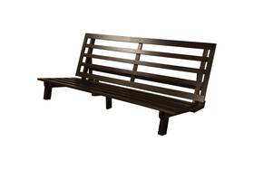 Kfcrjvframe1 Kodiak Furniture 840239305657 Carson - Solid Plantation Pine Futon Frame In Java Brown Finish Only