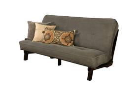 Hf1md2 Kodiak Carson - Solid Plantation Pine Futon Frame With 7 Inch Upholstery Mattress