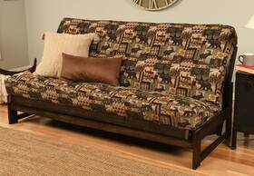 Kfaprmpcablf4md2 Kodiak Aspen Reclaim Mocha Futon Frame With Peters Cabin Mattress - Full Size Kfaprmpcablf4md2 Kodiak Aspen Reclaim Mocha Futon Frame With Peters Cabin Mattress - Full Size