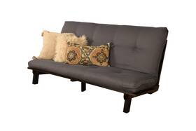 Kfcrjvtblkf1md2 Kodiak Carson - Solid Plantation Pine Futon Frame With Twill Mattress