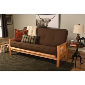 Kfldlcoclf5md3 Kodiak Lodge Frame-natural Finish-linen Cocoa Mattress Kfldlcoclf5md3 Kodiak Lodge Frame-natural Finish-linen Cocoa Mattress