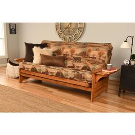 Kfphbbcanlf5md3 Kodiak Phoenix Frame-barbados Finish-canadian Wildlife Mattress Kfphbbcanlf5md3 Kodiak Phoenix Frame-barbados Finish-canadian Wildlife Mattress