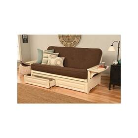 Kodiak Kfphdawlcoclf5md4 Phoenix Frame/antique White Finish/linen Cocoa Mattress/storage Drawers