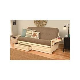 Kfphdawlstnlf5md4 Kodiak Phoenix Frame-antique White Finish-linen Stone Mattress-storage Drawers Kfphdawlstnlf5md4 Kodiak Phoenix Frame-antique White Finish-linen Stone Mattress-storage Drawers
