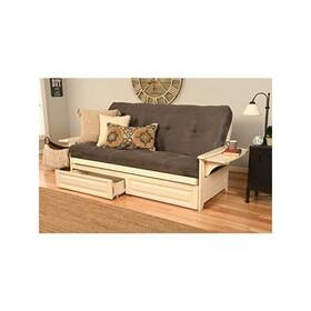 Kfphdawsgrylf5md4 Kodiak Phoenix Frame-antique White Finish-suede Gray Mattress-storage Drawers Kfphdawsgrylf5md4 Kodiak Phoenix Frame-antique White Finish-suede Gray Mattress-storage Drawers