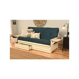 Kodiak Kfphdawsnavylf5md4 Phoenix Frame-antique White Finish-suede Navy Mattress-storage Drawers