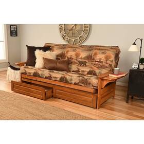 Kfphdbbcanlf5md4 Kodiak Phoenix Frame-barbados Finish-canadian Wildlife Mattress-storage Drawers Kfphdbbcanlf5md4 Kodiak Phoenix Frame-barbados Finish-canadian Wildlife Mattress-storage Drawers