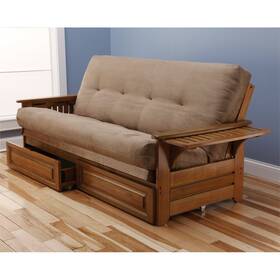 Kodiak Kfphdbbspeatlf5md4 Phoenix Frame-barbados Finish-suede Peat Mattress-storage Drawers