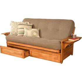 Kfphdbtlstnlf5md4 Kodiak Phoenix Frame-butternut Finish-linen Stone Mattress-storage Drawers Kfphdbtlstnlf5md4 Kodiak Phoenix Frame-butternut Finish-linen Stone Mattress-storage Drawers