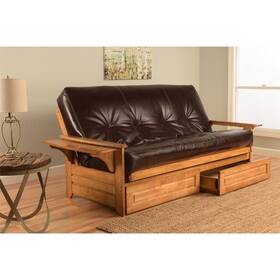 Kodiak Kfphdbtotjlf5md4 Phoenix Frame-butternut Finish-oregon Trail Java Mattress-storage Drawers