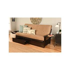 Kodiak Kfphdepspeatlf5md4 Phoenix Frame-espresso Finish-suede Peat Mattress-storage Drawers