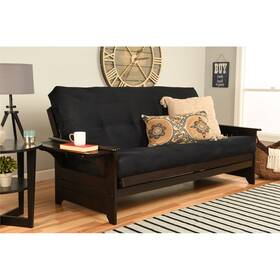 Kodiak Kfphepsblklf5md3 Phoenix Frame-espresso Finish-suede Black Mattress