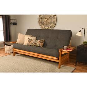 Kfqphbtlchalf5md3 Kodiak Phoenix Frame Queen-butternut Finish-linen Charcoal Mattress Kfqphbtlchalf5md3 Kodiak Phoenix Frame Queen-butternut Finish-linen Charcoal Mattress