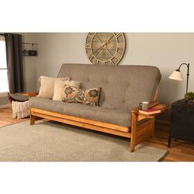 Kfqphbtlstnlf5md3 Kodiak Phoenix Frame Queen-butternut Finish-linen Stone Mattress Kfqphbtlstnlf5md3 Kodiak Phoenix Frame Queen-butternut Finish-linen Stone Mattress
