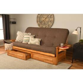 Kfqphdbtlcoclf5md4 Kodiak Phoenix Frame Queen-butternut Finish-linen Cocoa Mattress-storage Drawers Kfqphdbtlcoclf5md4 Kodiak Phoenix Frame Queen-butternut Finish-linen Cocoa Mattress-storage Drawers