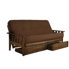 Kftsdrwlcoclf6md4 Kodiak Tucson Frame-rustic Walnut Finish-linen Cocoa Mattress-storage Drawers Kftsdrwlcoclf6md4 Kodiak Tucson Frame-rustic Walnut Finish-linen Cocoa Mattress-storage Drawers