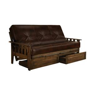 Kftsdrwotjlf6md4 Kodiak Tucson Frame-rustic Walnut Finish-oregon Trail Java Mattress-storage Drawers Kftsdrwotjlf6md4 Kodiak Tucson Frame-rustic Walnut Finish-oregon Trail Java Mattress-storage Drawers