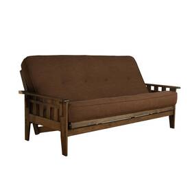Kftsrwlcoclf6md3 Kodiak Tucson Frame-rustic Walnut Finish-linen Cocoa Mattress