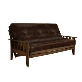 Kftsrwotjlf6md3 Kodiak Tucson Frame-rustic Walnut Finish-oregon Trail Java Mattress