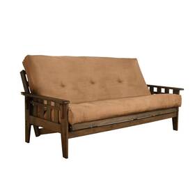 Kftsrwspeatlf6md3 Kodiak Tucson Frame-rustic Walnut Finish-suede Peat Mattress Kftsrwspeatlf6md3 Kodiak Tucson Frame-rustic Walnut Finish-suede Peat Mattress