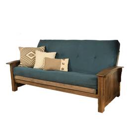 Kodiak Kfwarwsnavylf6md3 Washington Frame-rustic Walnut Finish-suede Navy Mattress